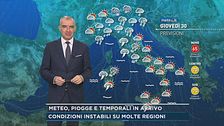 Meteo, piogge e temporali in arrivo