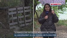 La famiglia che vive isolata nei boschi del Chietino