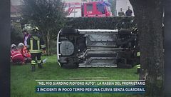 "Nel mio giardino piovono auto", la rabbia del proprietario