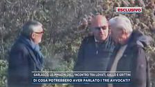 Garlasco, le immagini dell'incontro tra Lovati, Gallo e Grittini