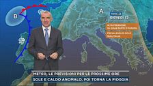 Meteo, le previsioni per le prossime ore
