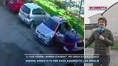 "Li vuoi vedere i bambini stasera?", poi cerca di darle fuoco.