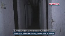 Dormitori improvvisati nelle cantine occupate, degrado e polemiche