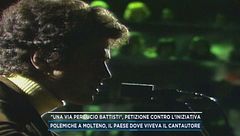 "Una via per Lucio Battisti", petizione contro l'iniziativa