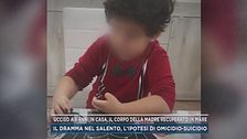 Ucciso a 8 anni in casa, il corpo della madre recuperato in mare