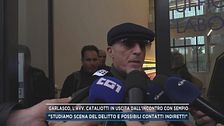 Garlasco, l'avv. Cataliotti in uscita dall'incontro con Sempio