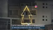 Luci e luminaria di Natale di "dubbio gusto"