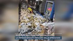 Milioni di pacchi in arrivo dalla Cina