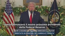Trump, il discorso del presidente americano alla nazione