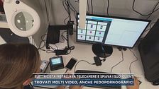 Elettricista installava telecamere e spiava i suoi clienti
