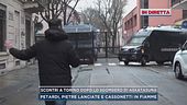 Scontri a Torino dopo lo sgombero di Askatasuna