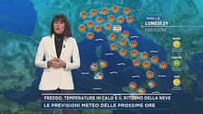 Freddo, temperature in calo e il ritorno della neve