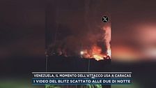 Venezuela, il momento dell'attacco Usa a Caracas