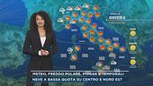 Meteo, freddo polare, piogge e temporali