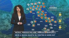 Meteo, freddo polare, piogge e temporali