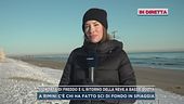In diretta da Rimini, l'ondata di freddo e il ritorno della neve a bassa quota