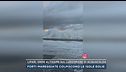Lipari, onde altissime sul lungomare di Acquacalda