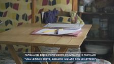 Famiglia del bosco, primo giorno di scuola per i 3 fratellini