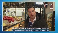 La spesa al mercato e al supermercato nel 2024