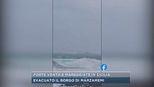 Forte vento e mareggiate in Sicilia