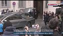Valentino, l'arrivo del feretro alla camera ardente a Roma