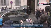 Valentino, l'arrivo del feretro alla camera ardente a Roma