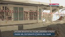 Letojanni devastata dal ciclone, lungomare distrutto