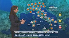 Meteo, le previsioni del tempo per le prossime ore
