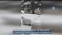 Fitta nevicata a Gosaldo, nel bellunese