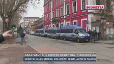 Torino, i danni in città dopo gli scontri
