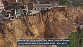 Niscemi, altri cedimenti sul fronte della frana