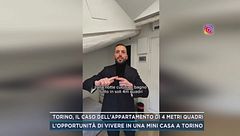 Torino, il caso dell'appartamento di 4 metri quadri