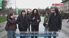 Milano Olimpica, manifestazione contro l'Ice