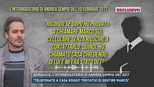 Garlasco, l'interrogatorio di Andrea Sempio del 2017
