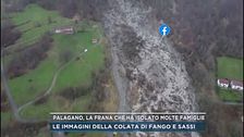 Palagano, la frana che ha isolato molte famiglie