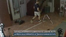 Garlasco, la camminata di Alberto Stasi sul luogo del delitto