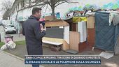 Baraccopoli a Milano, tra scene di degrado e proteste