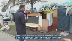 Baraccopoli a Milano, tra scene di degrado e proteste