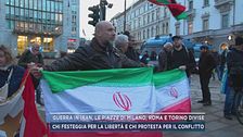 Guerra in Iran, le piazze di Milano, Roma e Torino divise