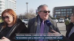 Processo Pierina, l'arrivo dei figli Giuliano e Chiara