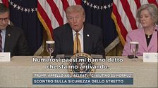 Trump, appello agli alleati, "Ci aiutino su Hormuz"