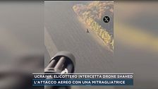 Ucraina, elicottero intercetta drone Shahed