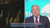 Il ministro degli esteri Tajani sul referendum della giustizia