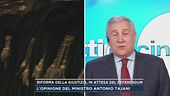 Il ministro degli esteri Tajani sul referendum della giustizia