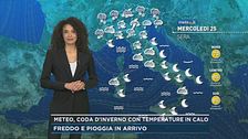 Meteo, coda d'inverno con temperature in calo