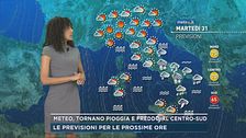 Meteo, tornano pioggia e freddo al centro-sud