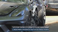 Auto fuori controllo si schianta a Milano, morto 21enne