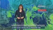 Le previsioni meteo delle prossime ore