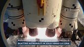 Missione Artemis 2, quattro astronauti in volo verso la Luna