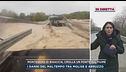 Maltempo, in Molise il ponte sul fiume Trigno si spezza a metà
